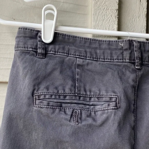 Anthropology Gray Chino Pants with Embroidered Side Stripes - Picture 5 of 8